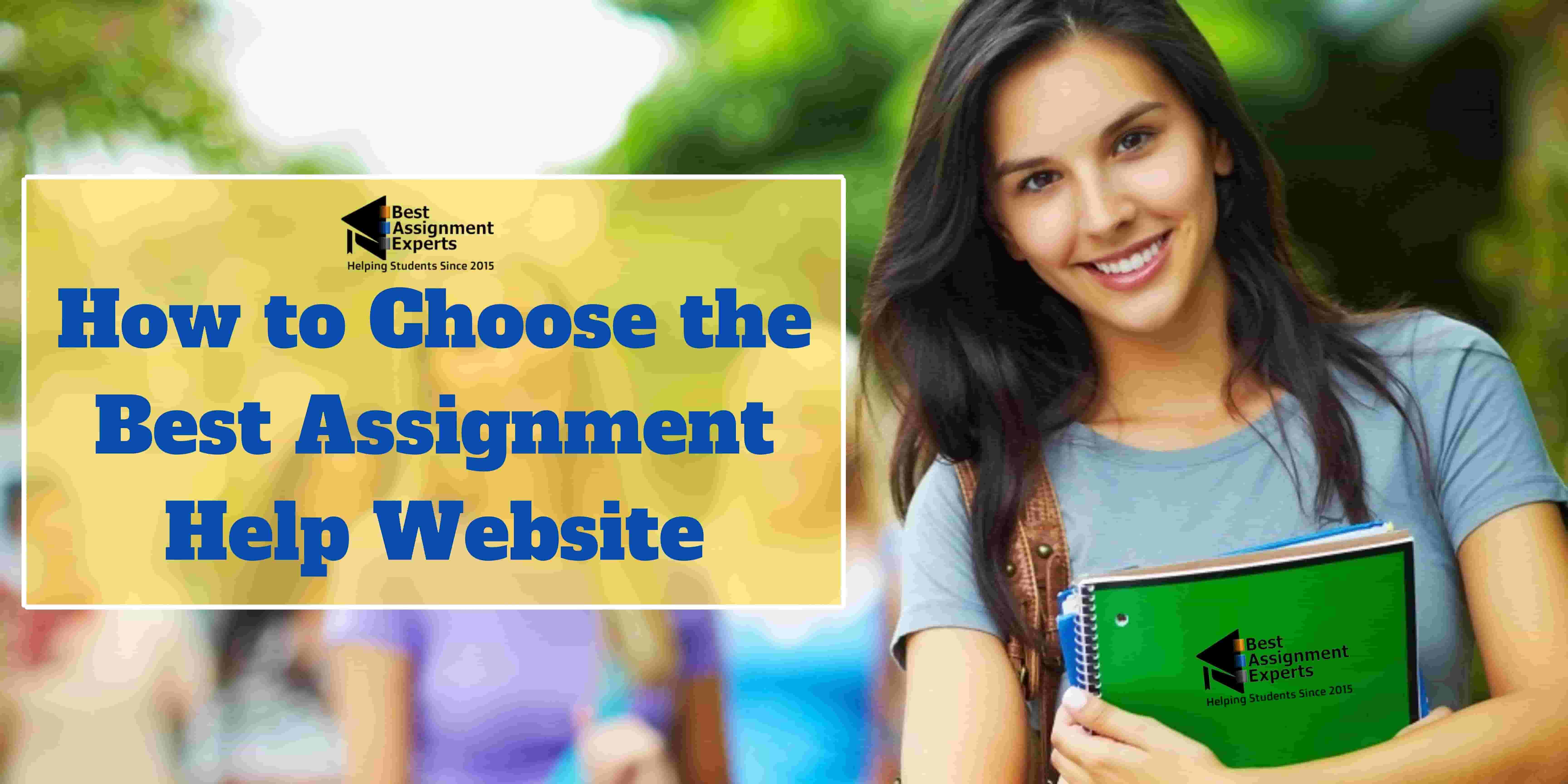 what is the best assignment help website